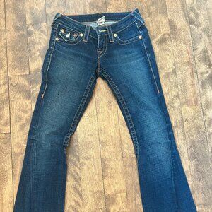 True Religion low rise bootcut Jeans, size 25